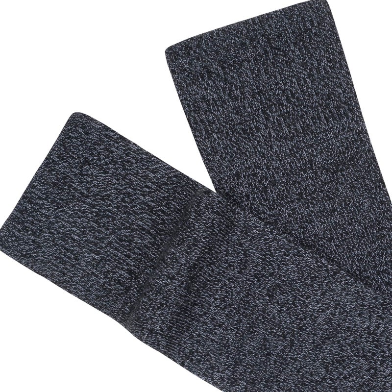 Weatherproof mens 5 Pack Thermal Crew Hiking Socks, Black, 10 13 US - Image 3